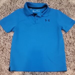 Under Armour Kids Polo Shirt in Vibrant Blue